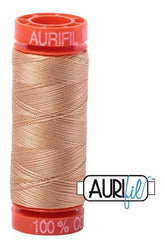 Aurifil Mako 50wt Cotton 200 m 220 yd. spool - 2318 Cachemire